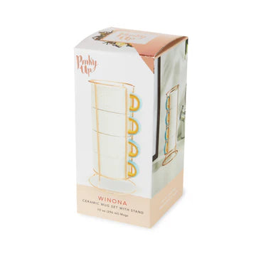 Arc Mug Set with Stand