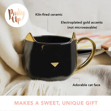 Chloe Black Cat Mug