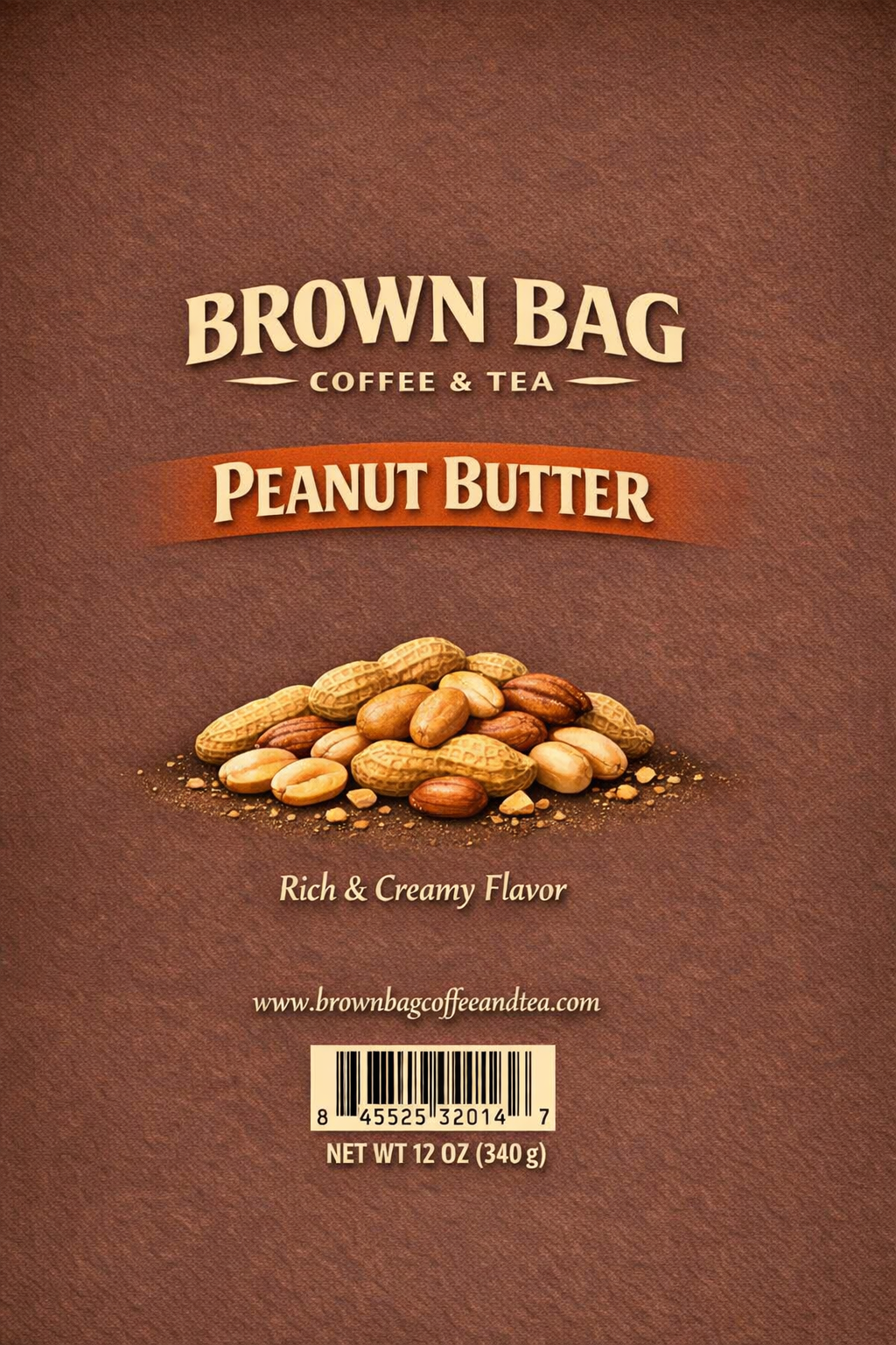Peanut Butter Freshly Roasted Coffee 12 oz