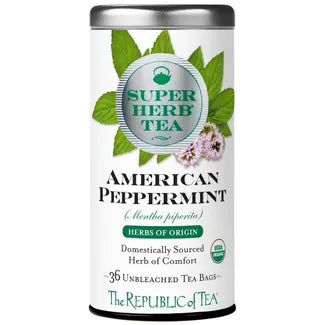 Organic American Peppermint SuperHerb Herbs Of Origin Tea