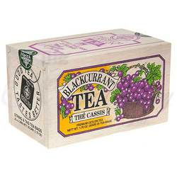 WOOD BOX Black Currant Tea