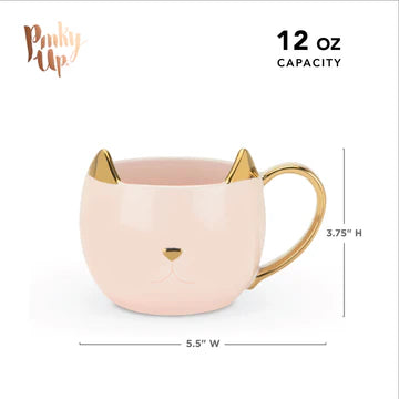 Chloe Pink Cat Mug