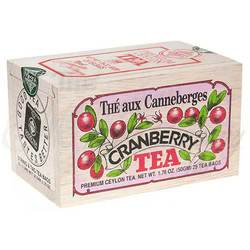 WOOD BOX Cranberry Tea