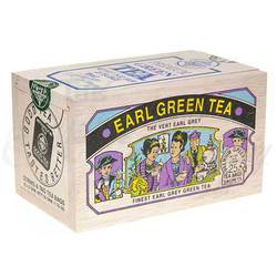 WOOD BOX Earl Grey Green Tea