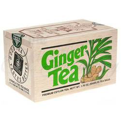 WOOD BOX Ginger Tea