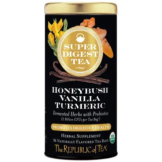 Organic Honeybush Vanilla Turmeric SuperDigest Tea