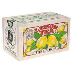 WOOD BOX Lemon Tea