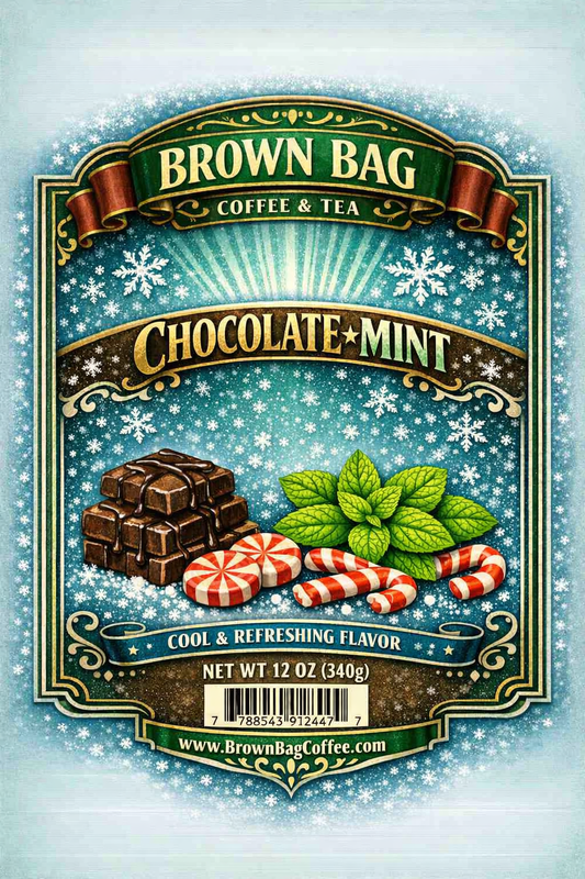 Chocolate Mint Freshly Roasted Coffee 12 oz