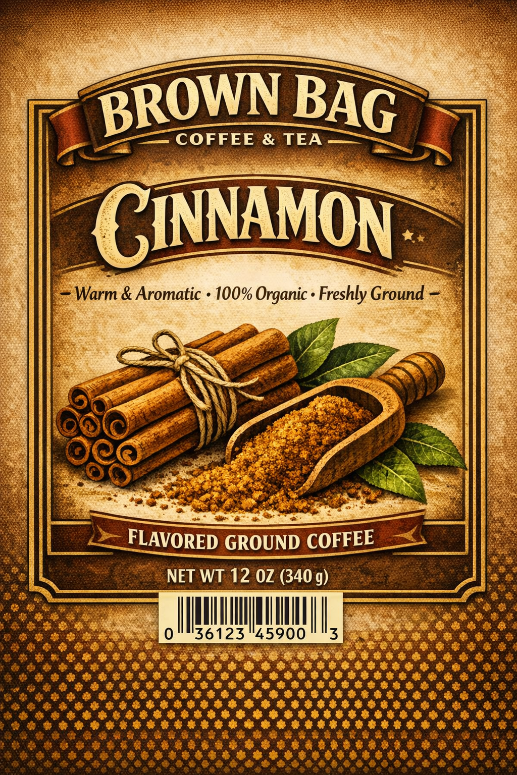 Cinnamon Freshly Roasted Coffee 12 oz