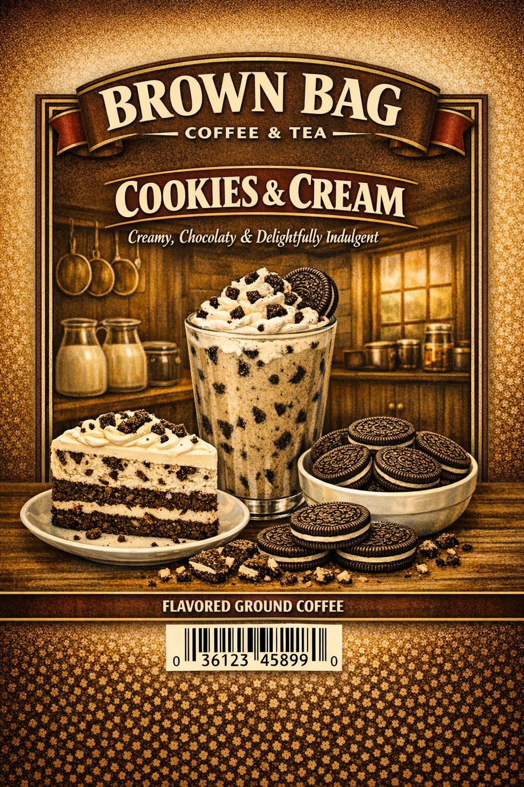Cookies and Cream Freshly Roasted Coffee 12 oz