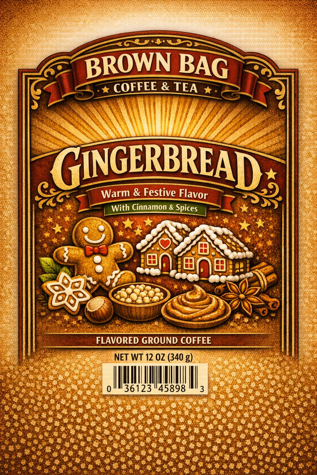 Gingerbread Freshly Roasted Coffee 12 oz