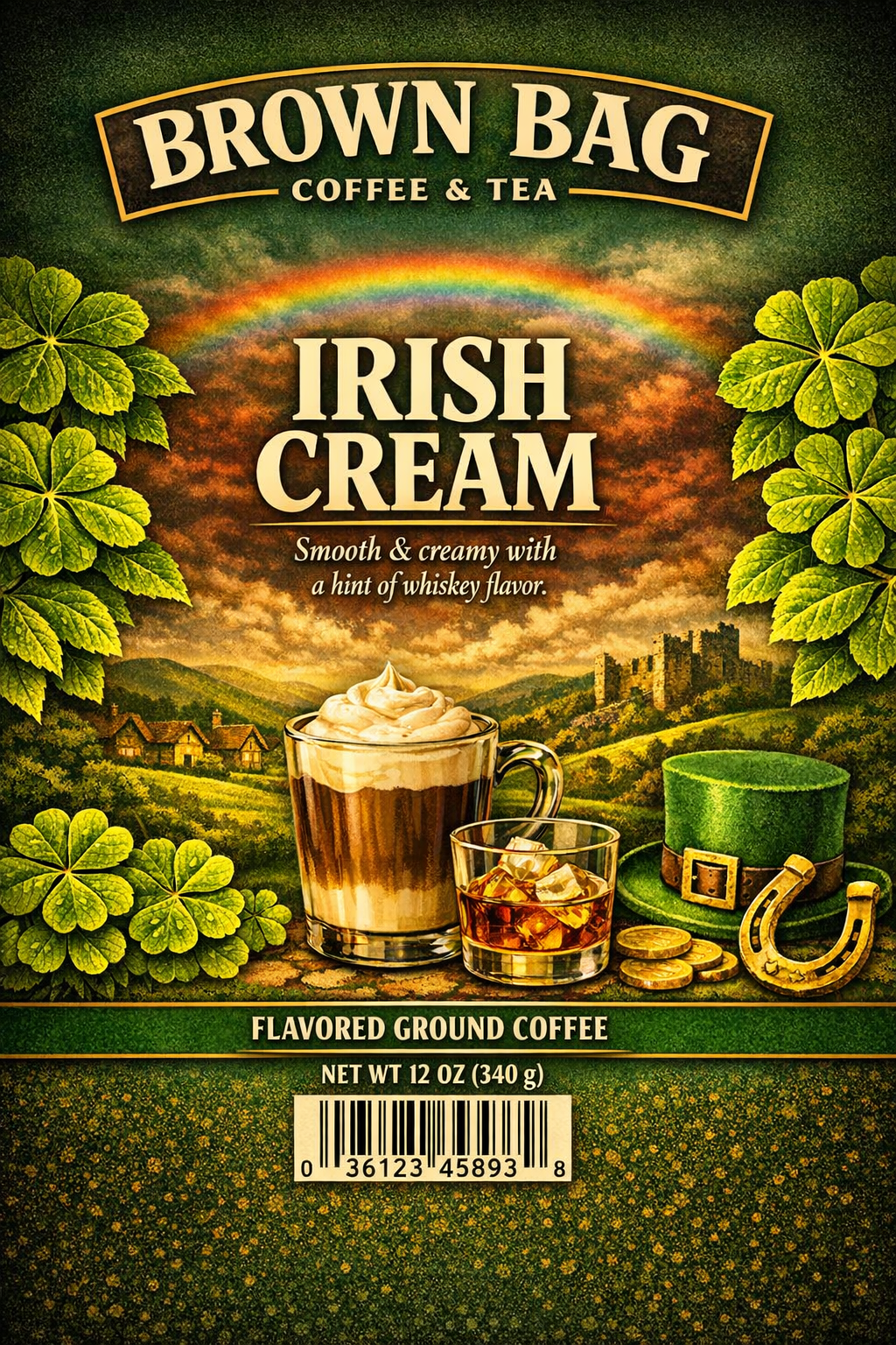 Irish Cream Freshly Roasted Coffee 12 oz
