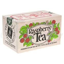 WOOD BOX Raspberry Tea