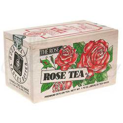 WOOD BOX Rose Tea