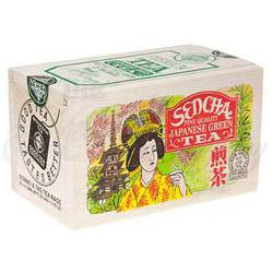 WOOD BOX Sencha Green Tea