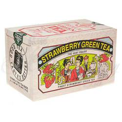 WOOD BOX Strawberry Green Tea